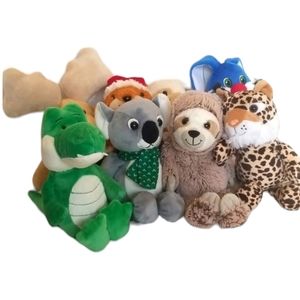 Kinder Surprise Lot of Eight Plush Collectible Stuffed Animal Toys